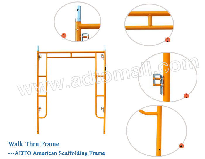 American frame product image walk thru frame