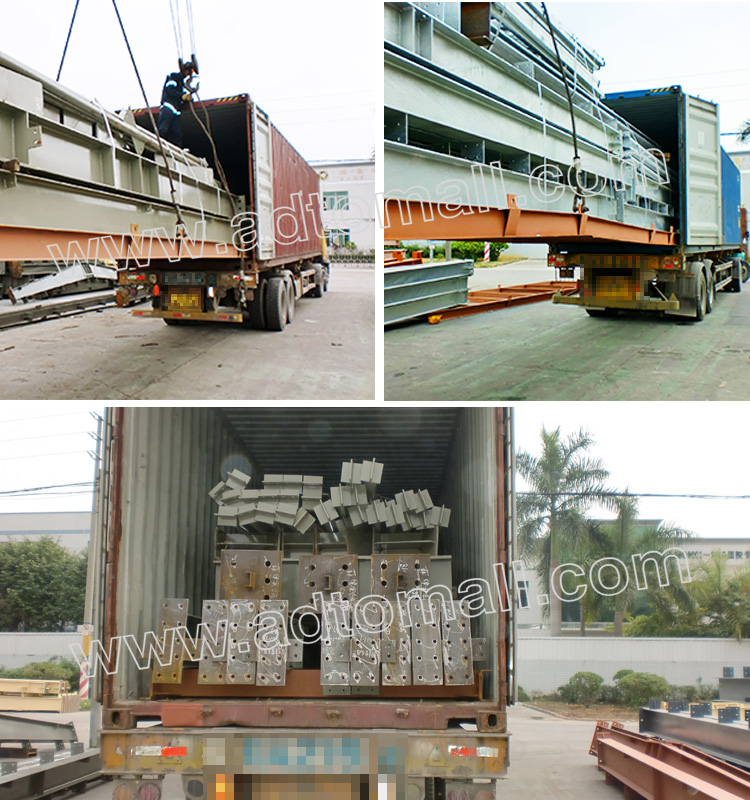 steel structure packaging and shipping
