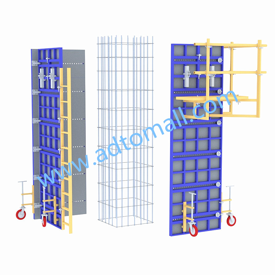 B-Form Adjustable Column & Shear Wall Formwork System