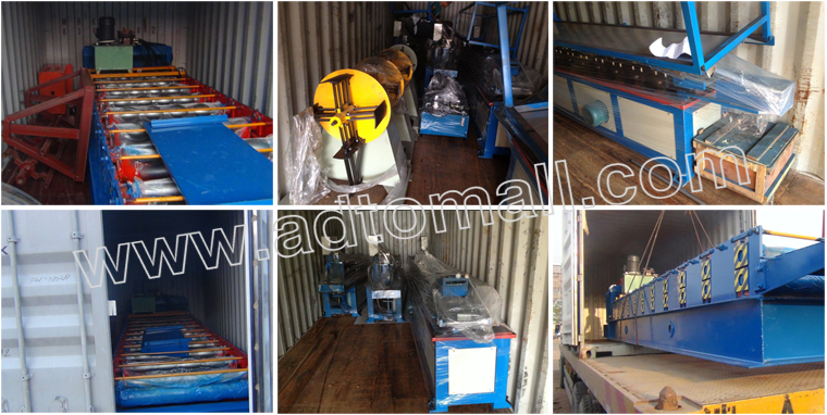 Trapezoidal sheet roll forming machine Packaging and Shipping