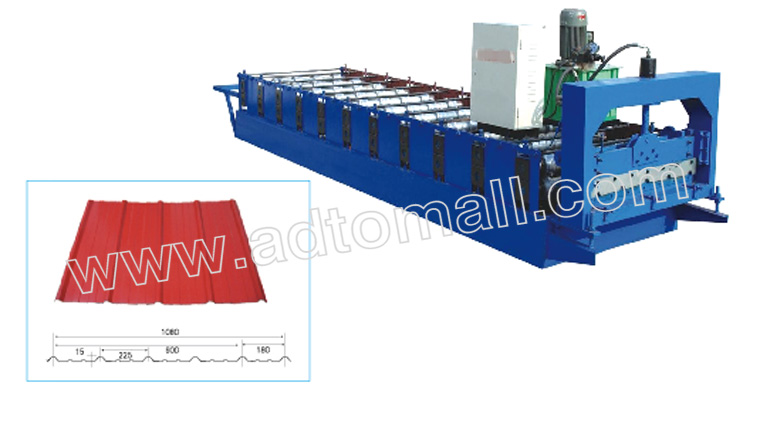 Wall panel roll forming machine