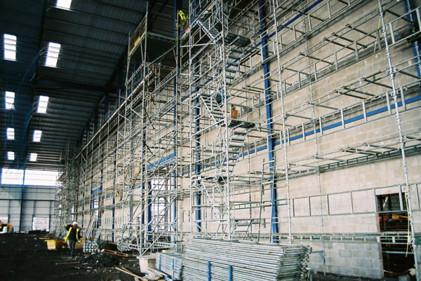 Double Row scaffolding Set-up Technology Measures in the Construction ...