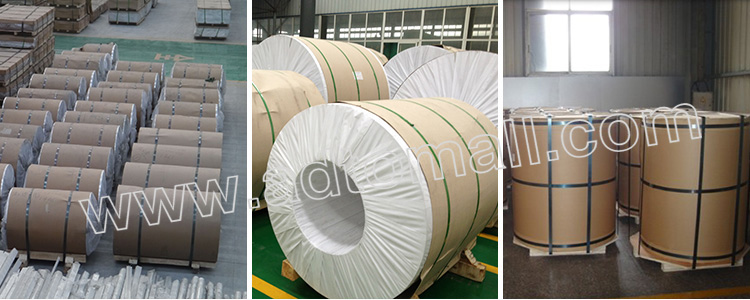 aluminum coil packaging and shipping