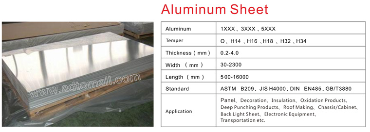 aluminum sheet specifications