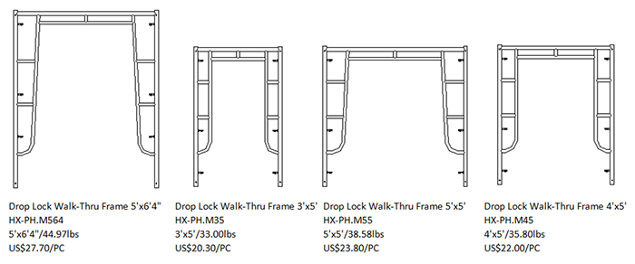 Drop Lock Frame System