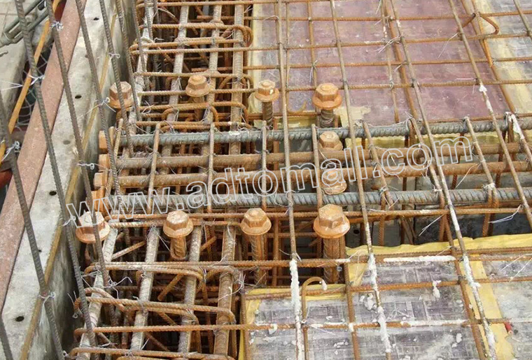 rebar anchor plate application