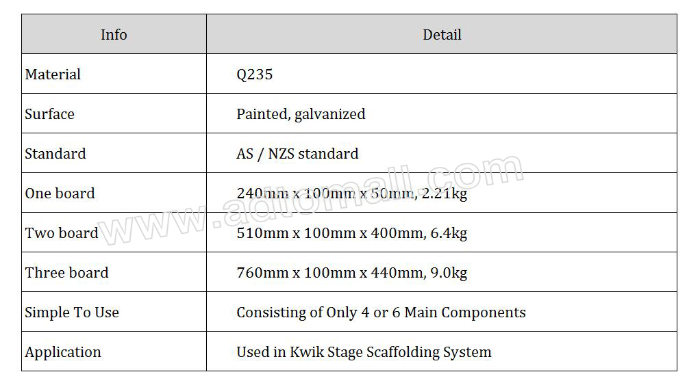 kwikstage bracket scaffolding