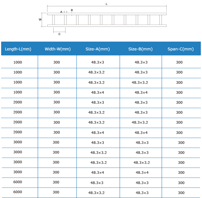 scaffolding ladder specifications