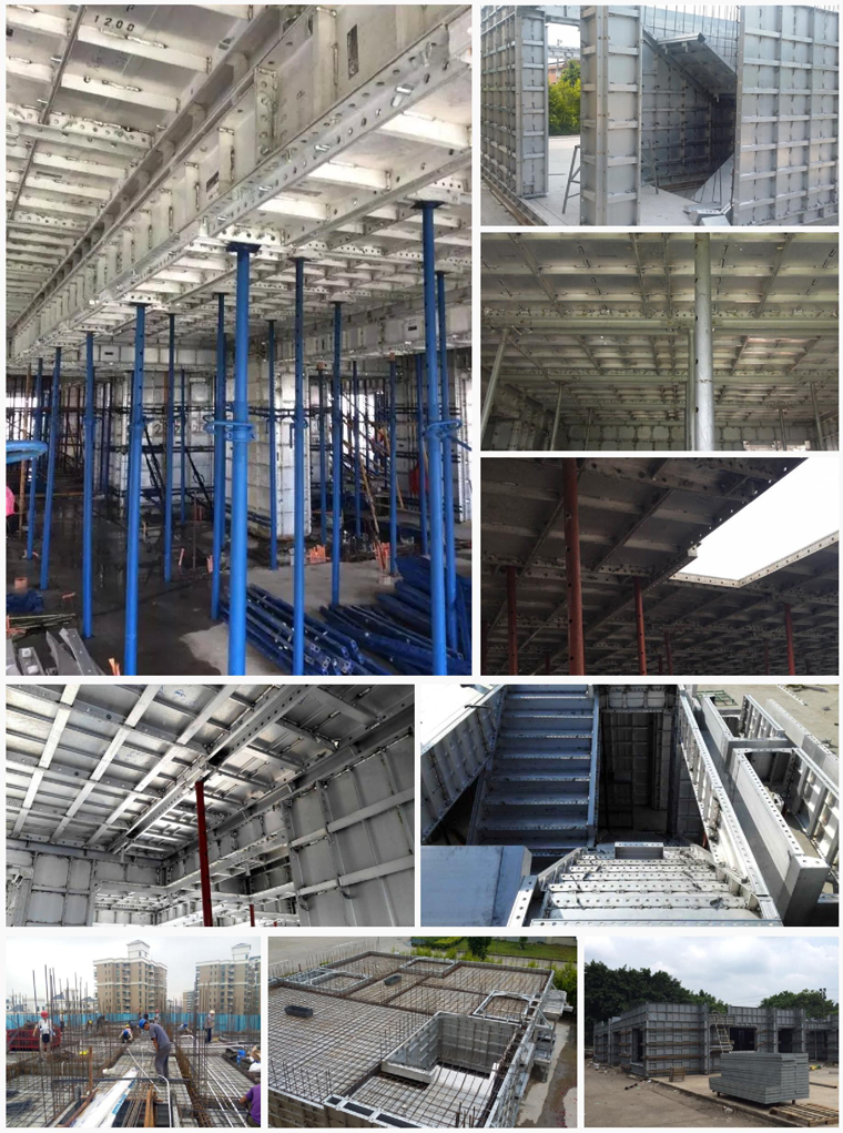 Aluminium formwork application