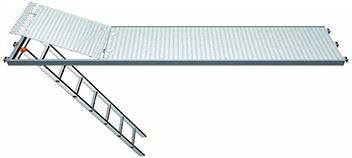 Safety requirements of aluminum step ladder used in bridge construction