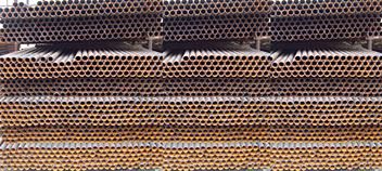 Information about the scaffolding tubes