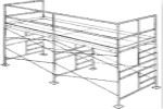 What is the height of the fast build frame scaffolding?