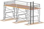 Structures of the frame scaffolding and its working principles.