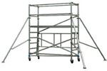 How to set horizontal reinforcing tubes in the frame scaffolding?