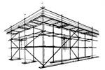 Requirements of setting the crossing braces in the frame scaffoldings.