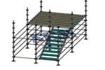 The fundamental erection requirements of the stadium tubular scaffolding.