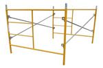 Construction scheme for the frame scaffolding supporting formwork system.