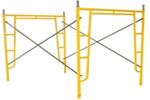 Use double standing tubes to strengthen scaffolding of 50 meters in height