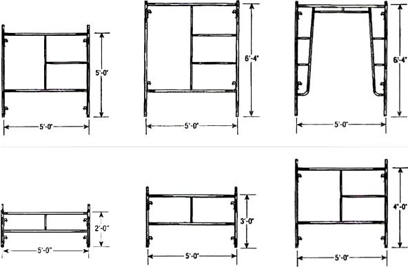 Calculation of site pouring concrete frame scaffolding engineering 