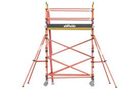 Special construction plan for mobile scaffolding erection