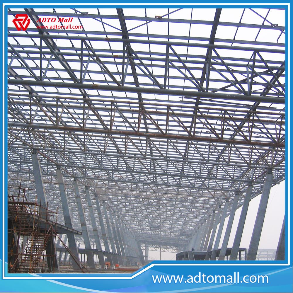 Space Grid Truss Structural Steel Warehouse