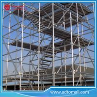 Picture of SGS Testing Galvanized & HDG Steel Q235 & Q345 Ringlock System Scaffold